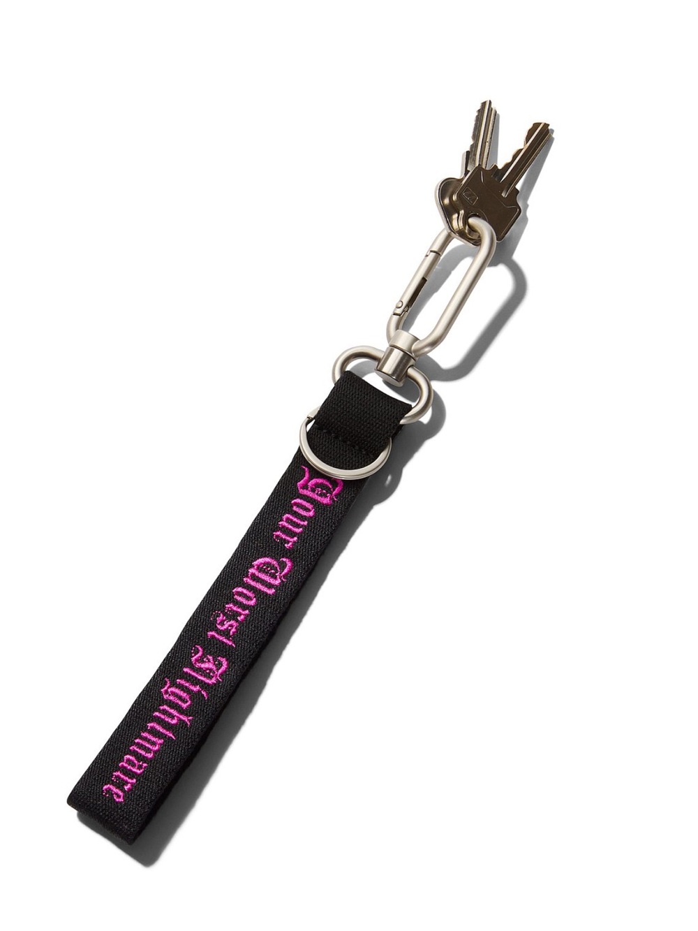New Victoria’s Secret PINK Keychain Strap Wristlet Halloween Worst Nightmare